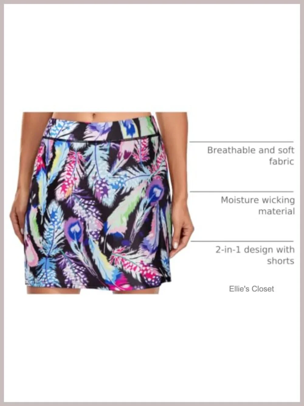 Athletic Tennis Skorts with Pocket - Summer Active Skirts for Women